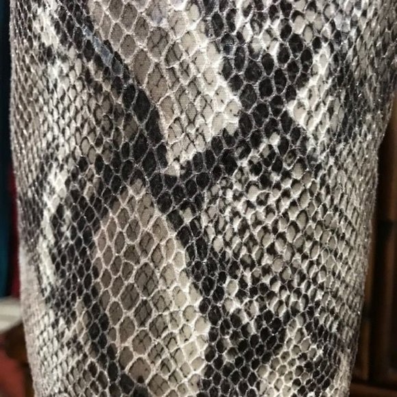 Colin Stuart Textured Faux Leather Snake Hidden Wedge Over the Knee Boot - Picture 9 of 11